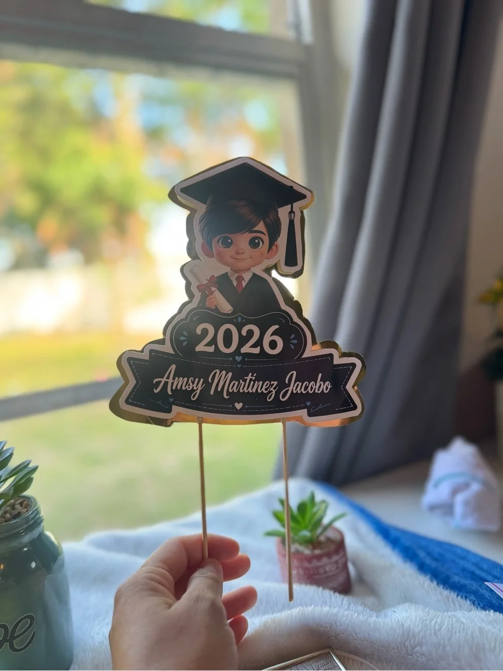 ✨🎓 CUSTOM GRADUATION CAKE TOPPER 2026 🎓✨